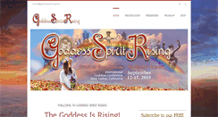 Desktop Screenshot of goddessspiritrising.com